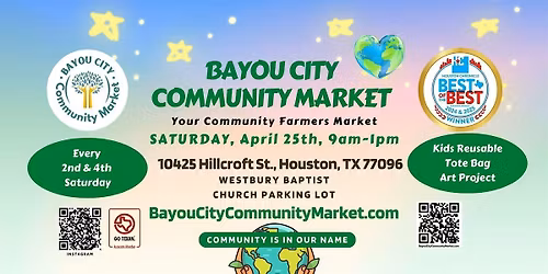 Bayou City Community Market - Your Community Farmers and Artisan Market