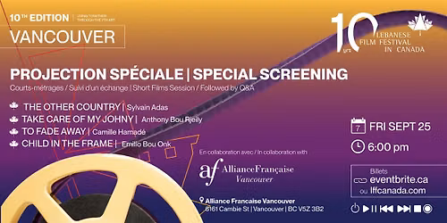 Vancouver - Alliance Fran\u00e7aise - Courts m\u00e9trages - Short Films