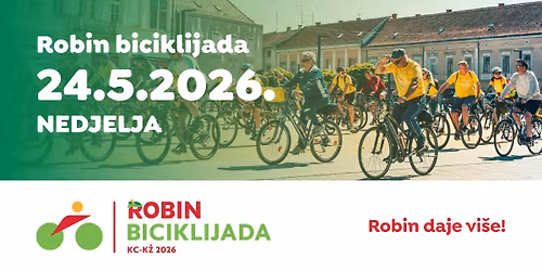 Robin biciklijada "Koprivnica \u2764\ufe0f Kri\u017eevci" 2026.
