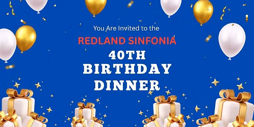 Redland Sinfonia 40th Anniversary Dinner