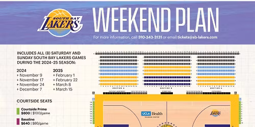 Sioux Falls Skyforce at South Bay Lakers at UCLA Health Training Center