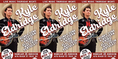 Kyle Eldridge at Hangar on the Hudson!