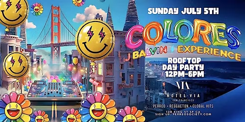 COLORES | ROOFTOP DAY PARTY @ HOTEL VIA | SAN FRANCISCO