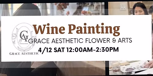 Painting with wine - Creative Afternoon in LIC