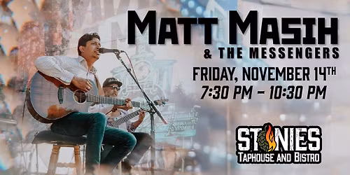 Matt Masih is BACK at Stonies!