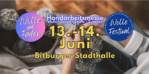 Wolle-Festival-S\u00fcdeifel 2026 in Bitburg\u2013 2 Tage geht es um Wolle\/Stricken\/H\u00e4keln\/Stoffe