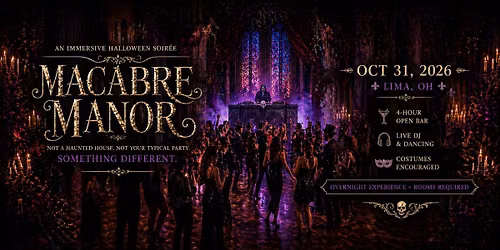 Macabre Manor: An Immersive Halloween Soir\u00e9e (21+)