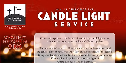 Christmas Eve Candlelight Service