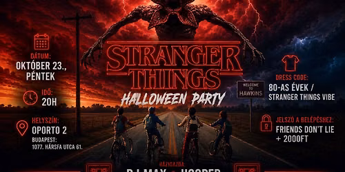 \ud83c\udf83 STRANGER THINGS \u2013 HALLOWEEN PARTY \ud83c\udf83
