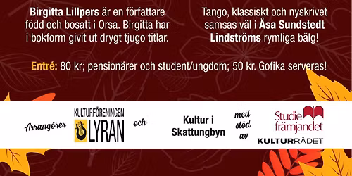 Stämningsfull LYRIK och MUSIKafton