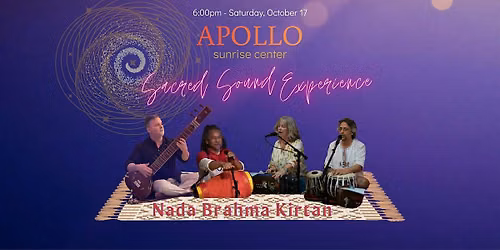Sacred Sound Experience with Nada Brahma Kirtan Band