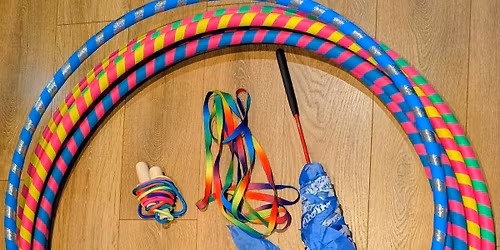 Hula hoop fitness class