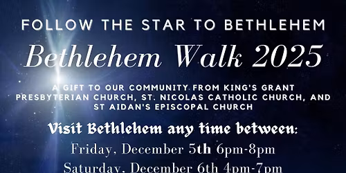 Bethlehem Walk 2025