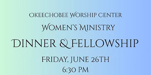 Women\u2019s Ministry Food & Fellowship