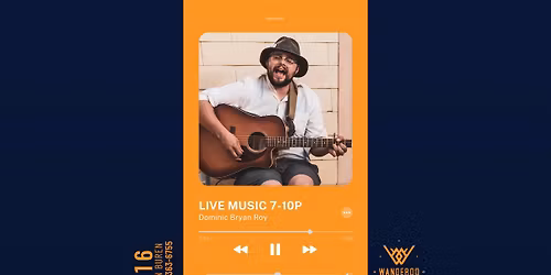 Dominic Bryan Roy LIVE at the Gravel Bar at Wanderoo Lodge