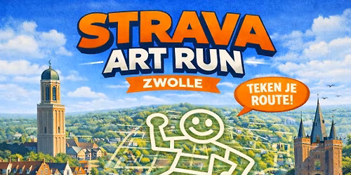 Strava Art Run Zwolle