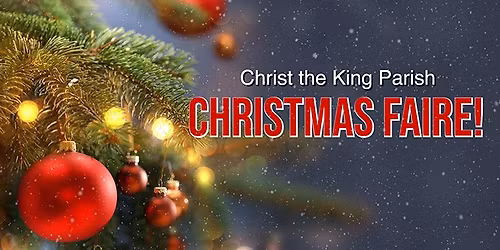 Christ the King Parish Christmas Faire