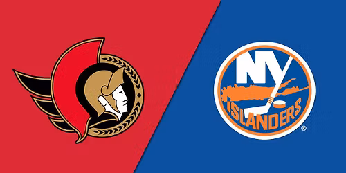 New York Islanders at Ottawa Senators at Canadian Tire Centre