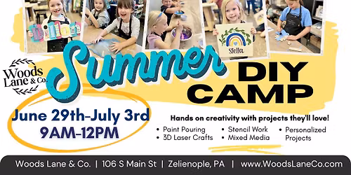 Summer DIY Camp: June 29-July 3rd