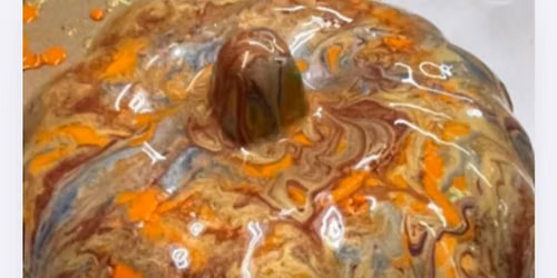 Pumpkin Paint Pour Class 2:30pm