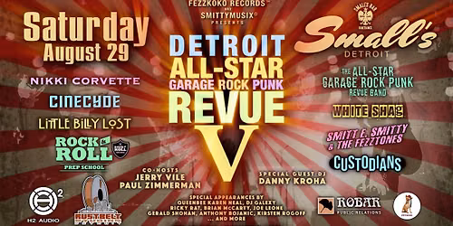 Detroit All-Star Garage Rock Punk Revue V - 2026
