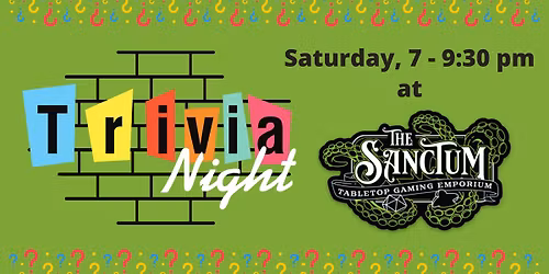 Trivia Night: Quizzards of The Sanctum: Sanctum Holiday Special