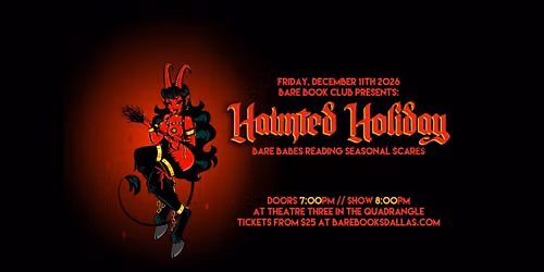Bare Book Club presents: HAUNTED HOLIDAY