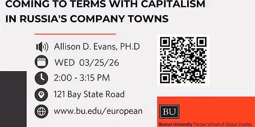 A Book Talk with Allison D. Evans, PhD