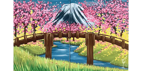 Bridge of Blossoms - Paint and Sip in Houston | Classpop!\u2122