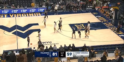 Villanova Wildcats Women's Basketball vs. West Virginia Mountaineers