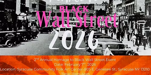 Homage to Black Wall Street