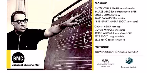 A tizenk\u00e9tfok\u00fa zene architekt\u00far\u00e1ja - Konferencia - Lendvai Ern\u0151 100