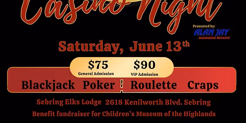 Casino Night 2026  June 13th
