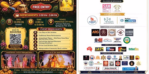 Sri Krishna JanamAshtami SPRINGVALE 