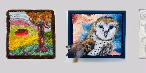 Rug Hooking with Yarn