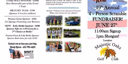19th Annual Golf Benefit for MMFF