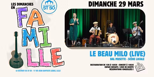\ud83e\uddd2 LES DIMANCHES EN FAMILLE \ud83e\uddd2 LE BEAU MILO (LIVE) \ud83e\udde1 GRATUIT
