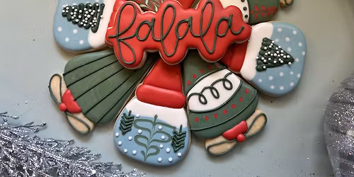 Ornament Platter Christmas Cookie Decorating Class 