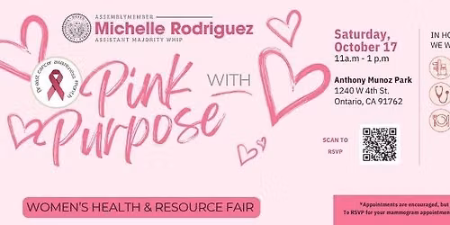 Pink with Purpose - Women\u2019s Health & Resource Fair 