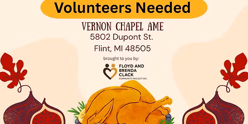 41st annual Floyd and Brenda Clack Senior Citizens Thanksgiving Dinner & Blanket Drive