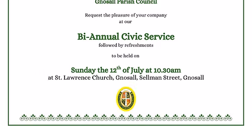Gnosall Civic Service