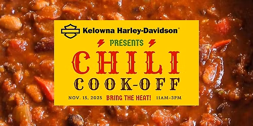 Annual Kelowna H-D\u00ae Chili Cook-Off