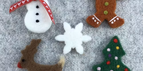 \u00a315 Needlefelt with cookie cutters