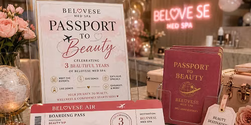 3 Year Anniversary Event "PASSPORT TO BEAUTY"