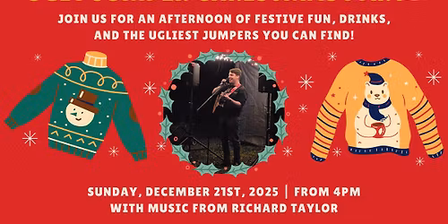 \ud83c\udf84\ud83e\udd42 Ugly Jumper Christmas Party \ud83e\udd42\ud83c\udf84