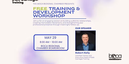 FREE Dale Carnegie Training & Development Workshop