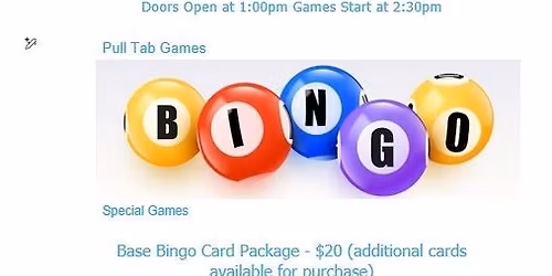 Cash Bingo to benefit Chris' Cupboard 