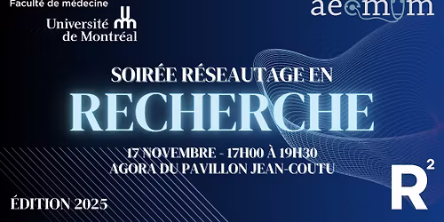 Soir\u00e9e R\u00e9seautage en Recherche 2025