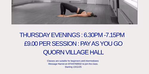 Classical Pilates Flow Class with Harriet