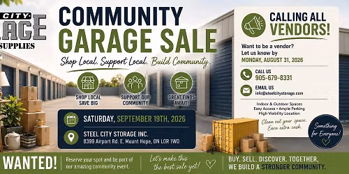 Mount Hope Community Garage Sale 